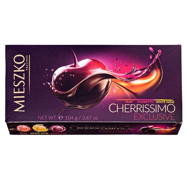 Конфеты MIESZKO CHERRISSIMO EXCLUSIVE 104 г 1 уп.х 18 шт.