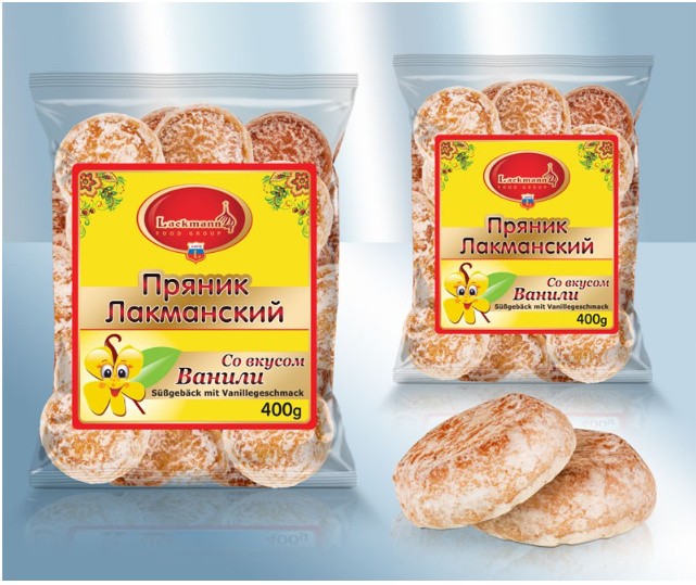 Пряник «Лакманский» со вкусом ванили - 400 г