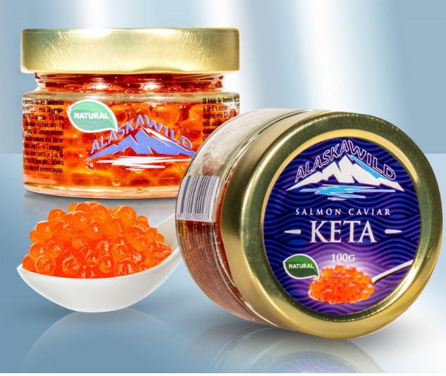 Caviar de salmão amigo em copo 100g