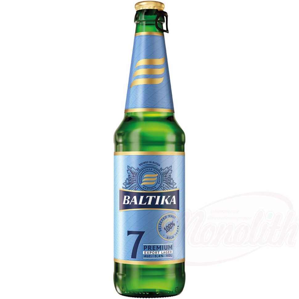 Cerveza "Baltika Premium" nº 7, 5,4% alc.