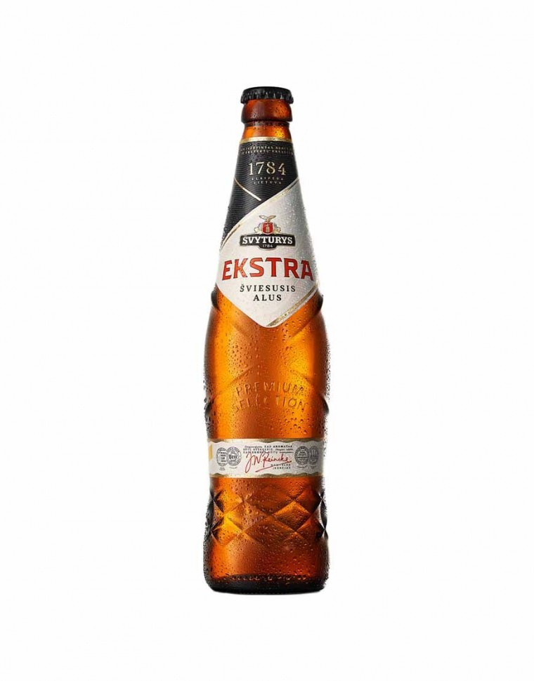 Пиво svyturus ekstra 5.2% 0.5л