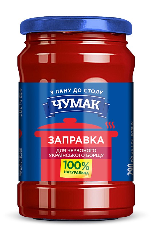 Чумак "Заправка для червоного українського борщу", скло/б 290г