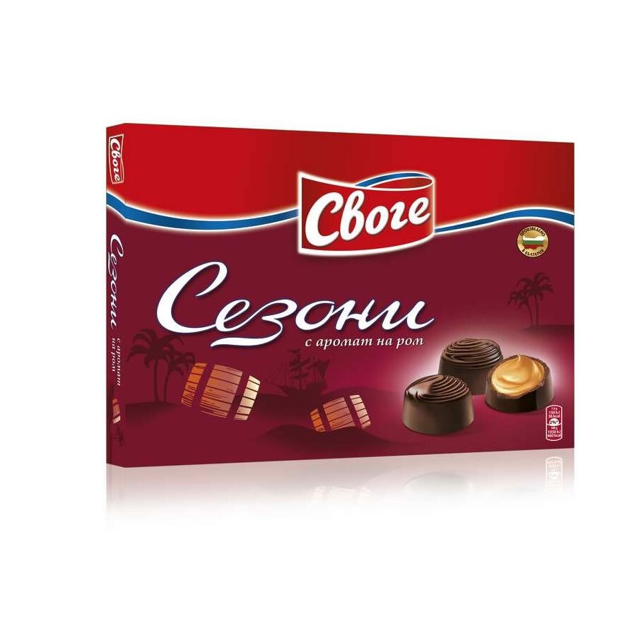 Ром Шоколадные Конфеты Сезонов 156г