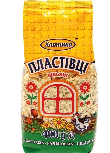 Flocos de aveia instantâneos "Khatinka" 400g