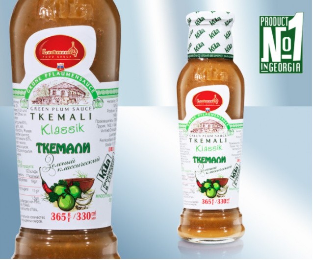 Salsa "Tkemali" verde, clásica 365g