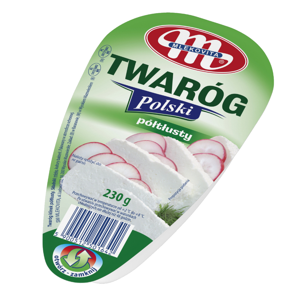 Requeson casero "MLEKOVITA" 4 % grasa, 230 g