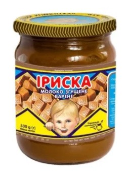 Молоко сгущенное ПМКК Ириска нежирное 530г