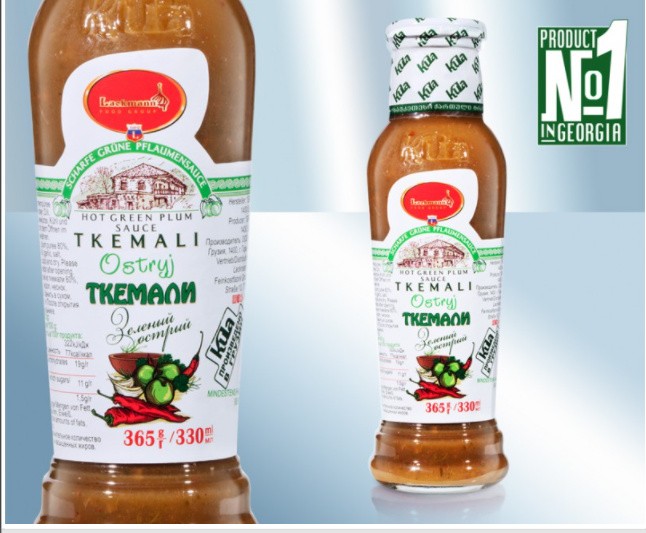 Molho "Tkemali" verde, picante 365g