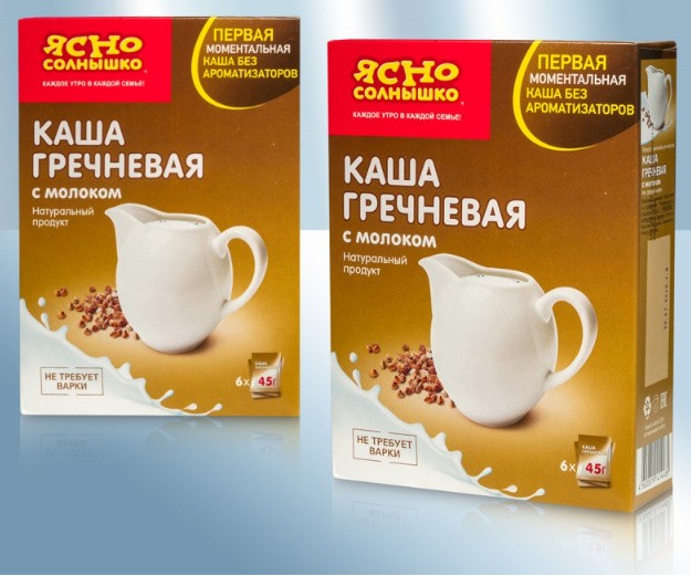 Каша гречана з молоком 270г