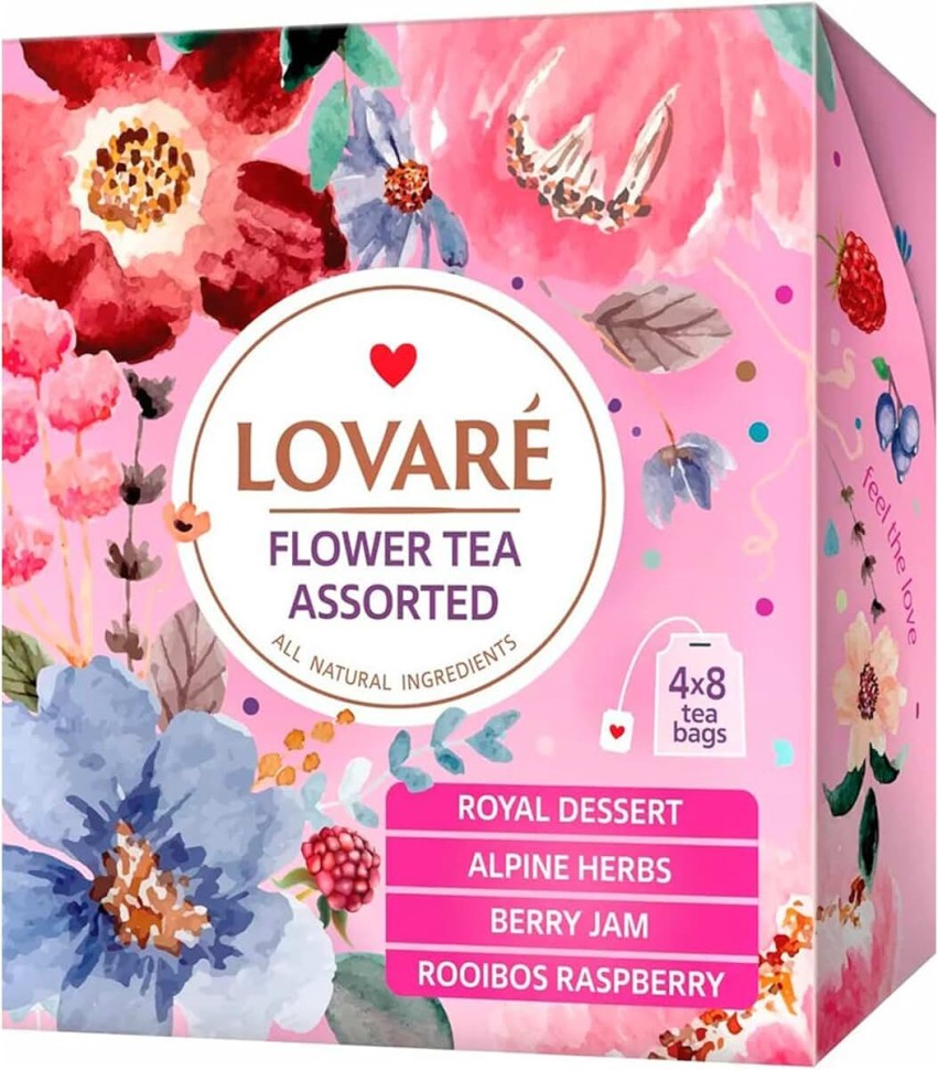 Чай Lovare Ассорти Цветочный пакетированный 4,вида