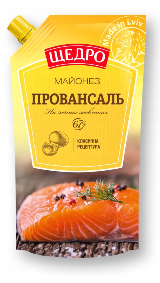 Майонез 67% Провансаль Щедро д/п 300г