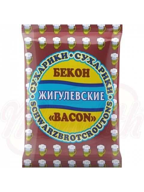 Жигулівські сухарики з беконом 50г