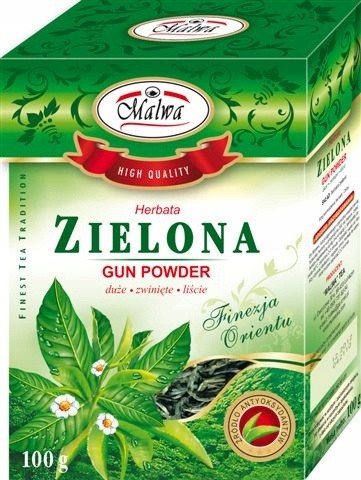 Чай зеленый MALWA GUNPOWDER листовой 100г