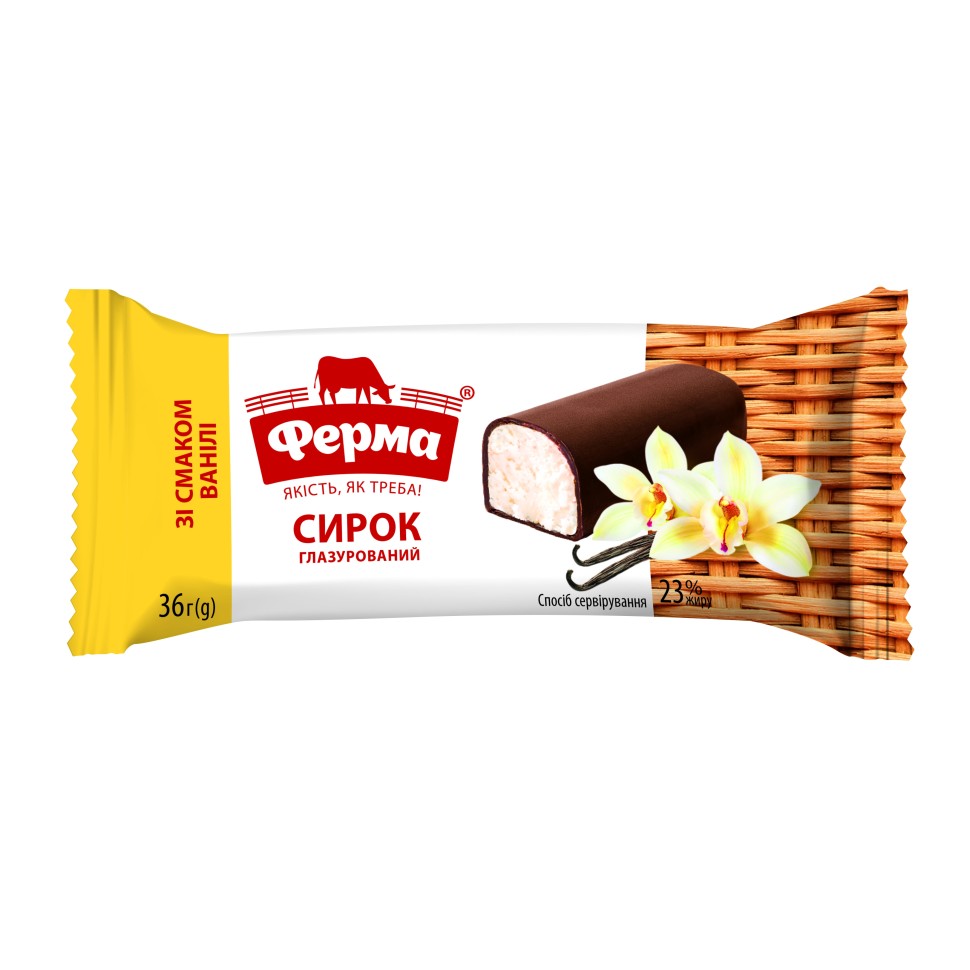 Сырок Ферма 36г 23% ваниль 