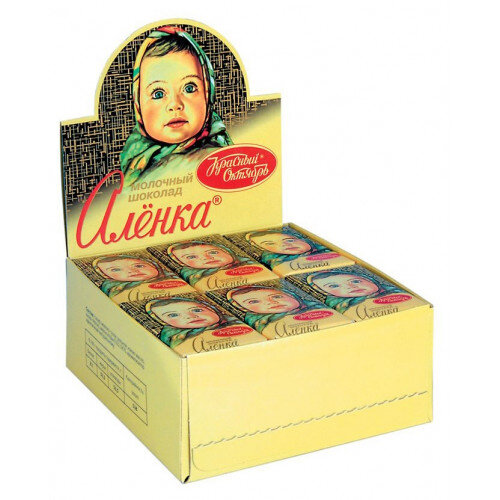 Шоколад молочный "Аленка", 15 г