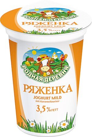 Ряженка "Родная деревня" 3.5% жирности 500 мл