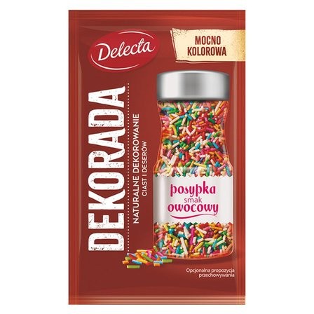 Посыпка декоративная Delecta с фруктовым вкусом 30г