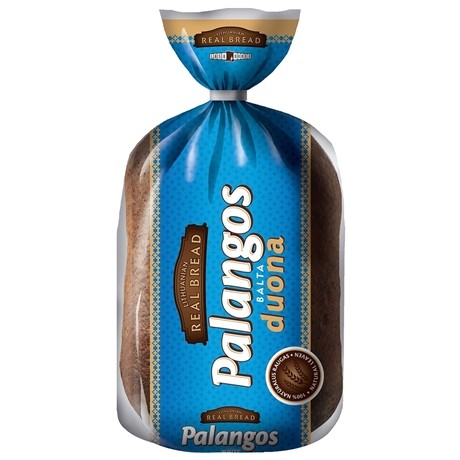 Pão cinza lituano "Palangos" fatiado, 700 g