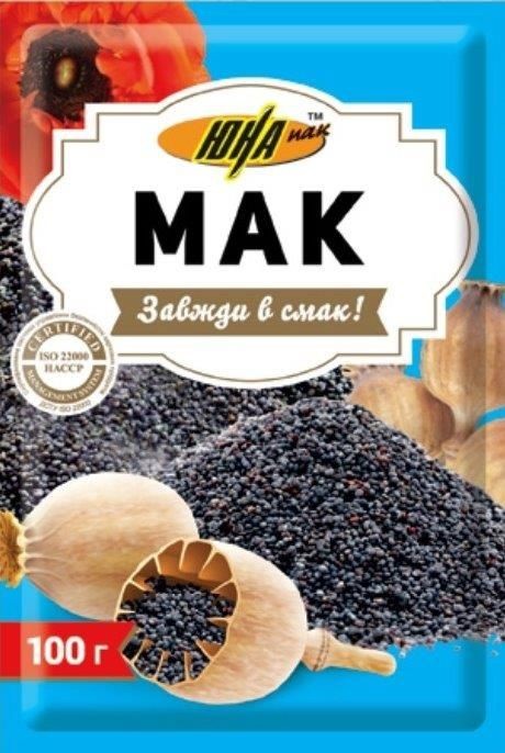 Мак 100г, ТМ Юна-пак