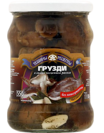Грузди маринованные, 500 г