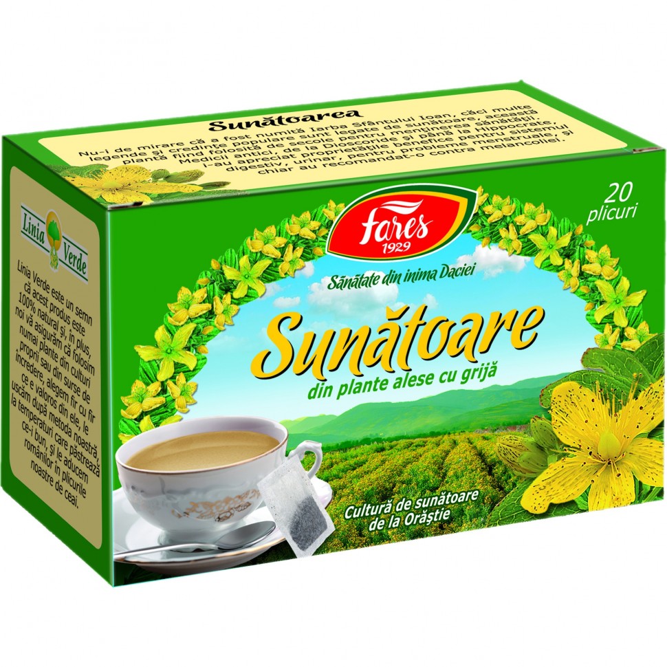 Чай из зверобоя Ceai Sunatoare 20г