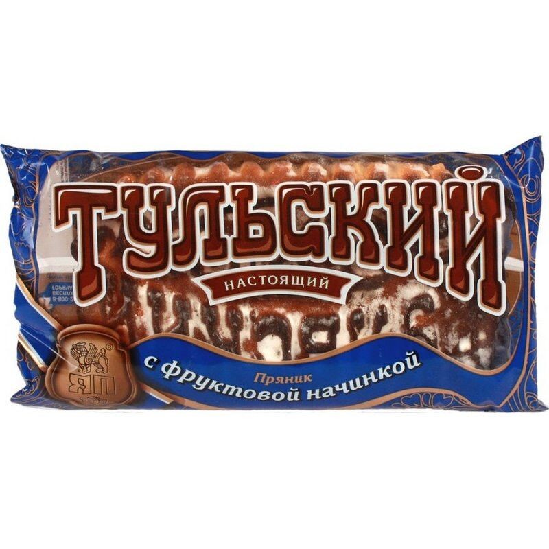 Tulsky de gengibre com recheio de frutas 140g