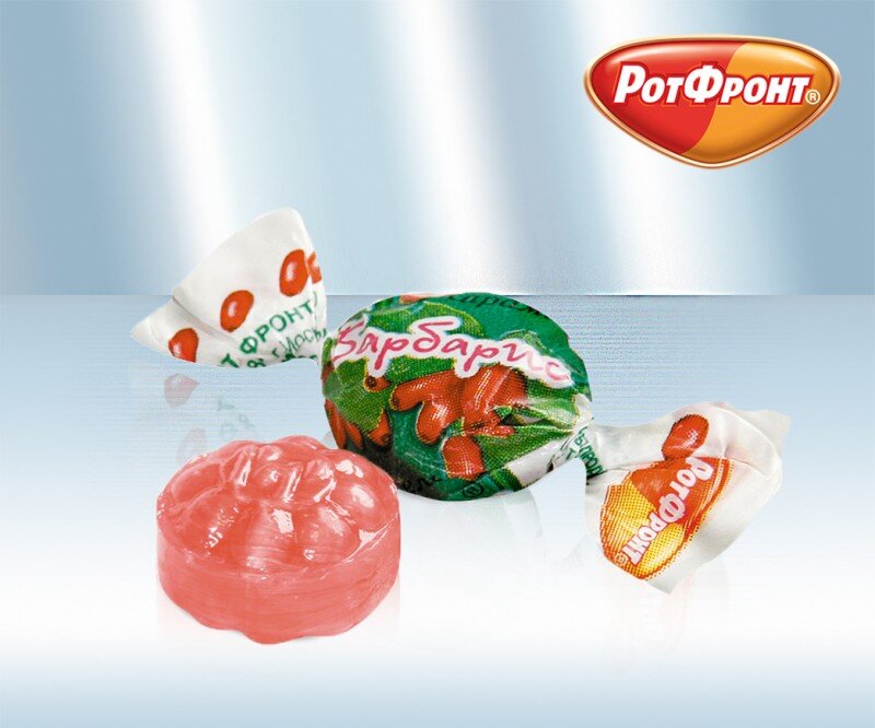 Doce russo. Doces russos "Barbaris", "Rot Front" Rússia, 100 g