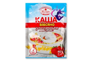 Avena instantánea con fresas Kozub 40g