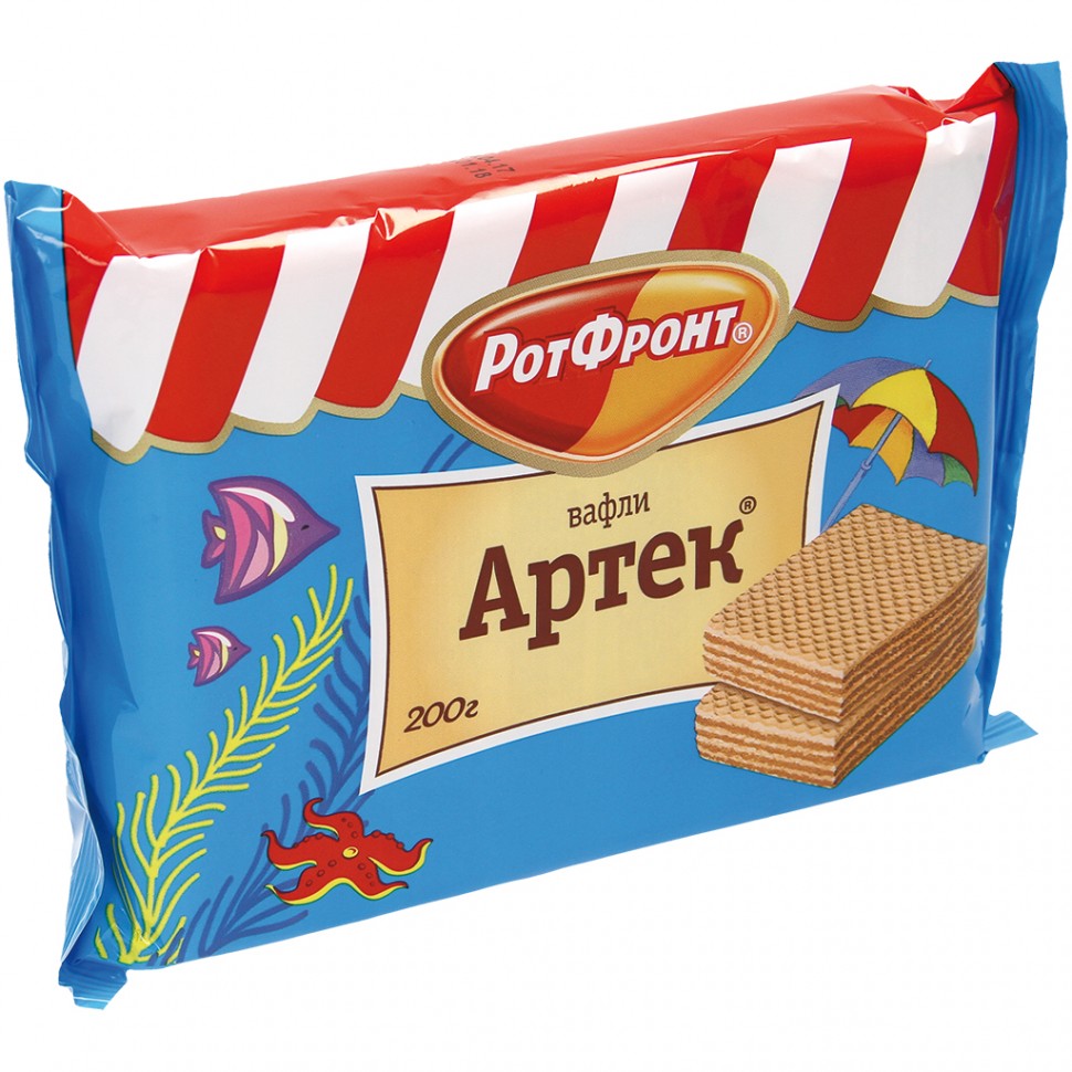 Вафли с начинкой Артек 200г