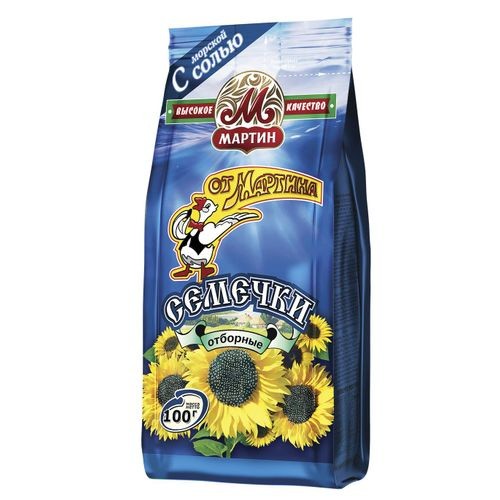 Sementes de girassol Ot Martina fritas com sal marinho 100 g