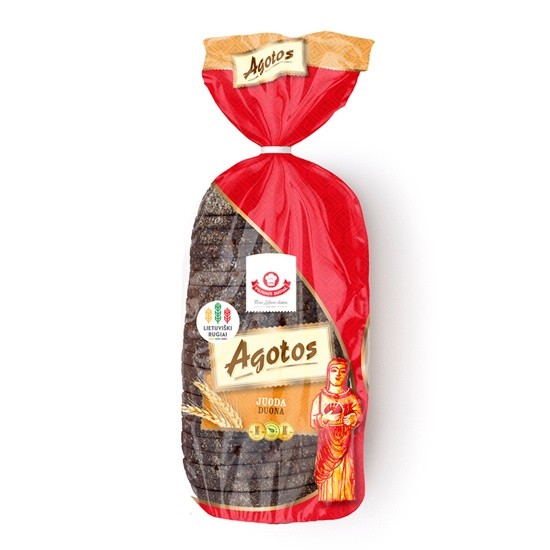 Хлеб  Agathas темный ржаной 800г    