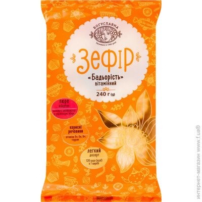 Зефир с ароматом ванили Богуславна 240 г 
