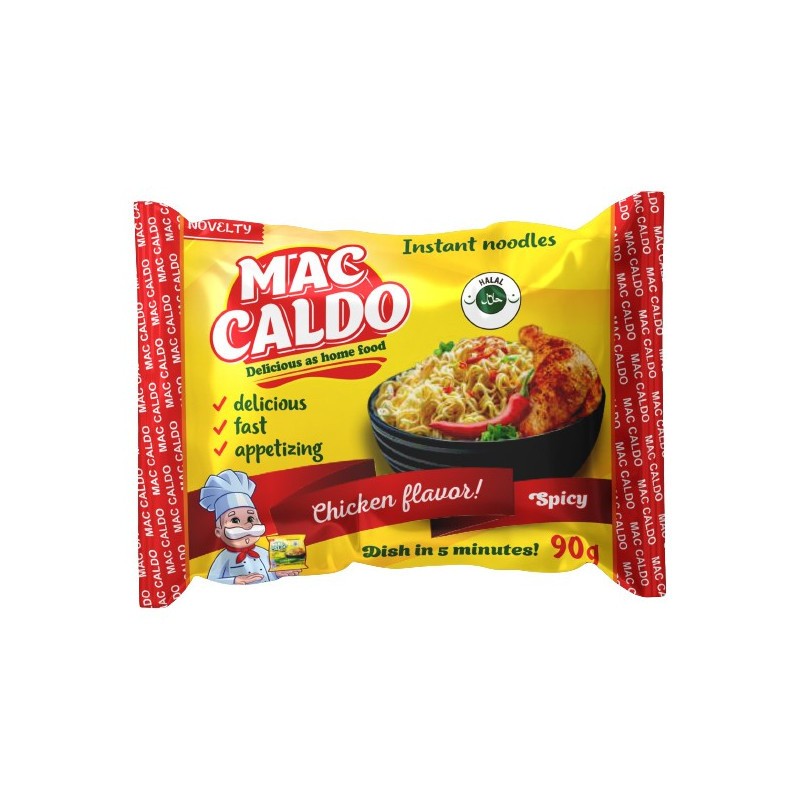 fideos mac caldo
