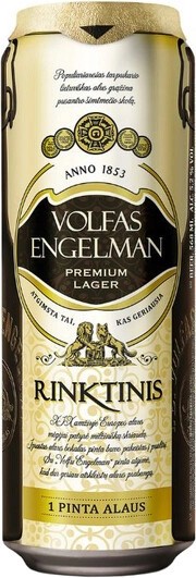 Пиво Вольфас Енгельман Ринктинис 5,2% 0,568 л