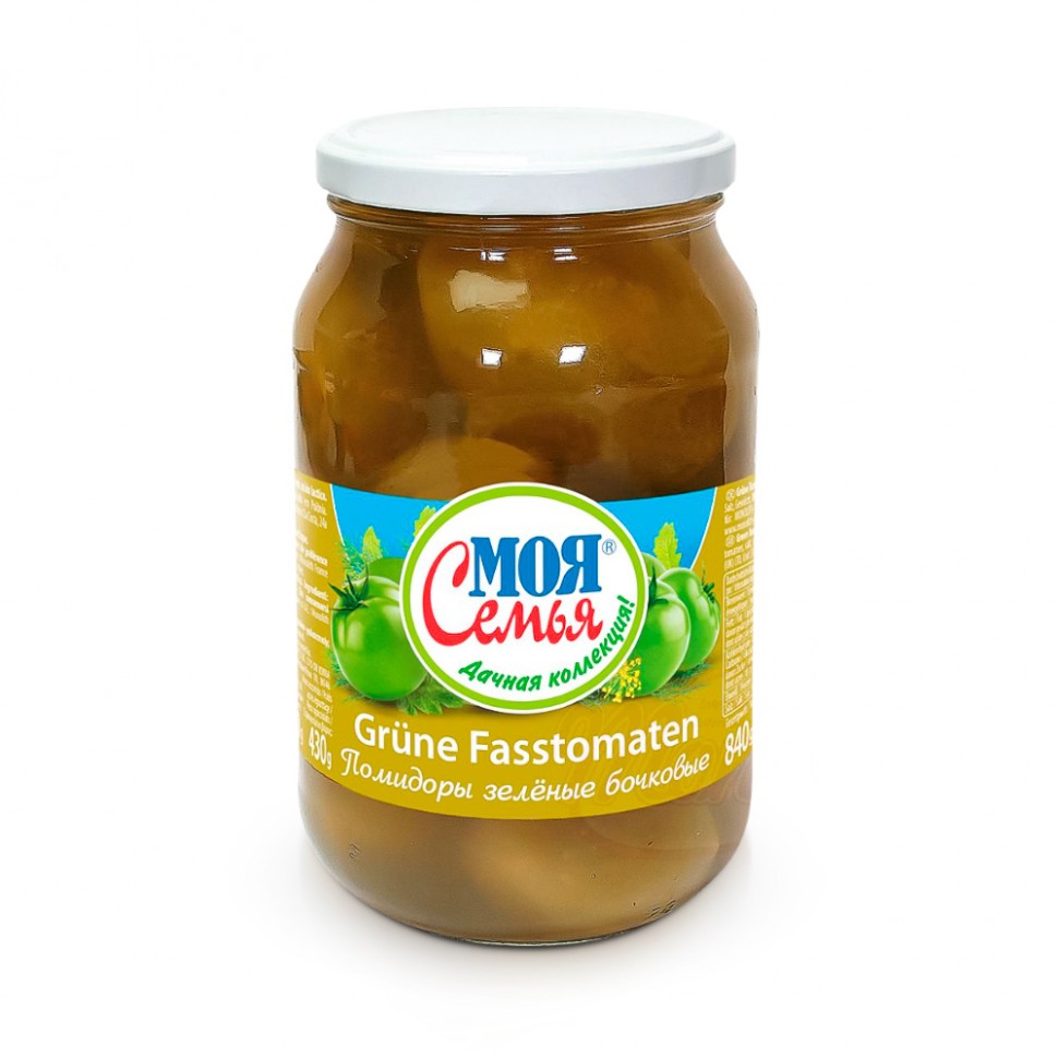 Tomates verdes de barril, 840 g