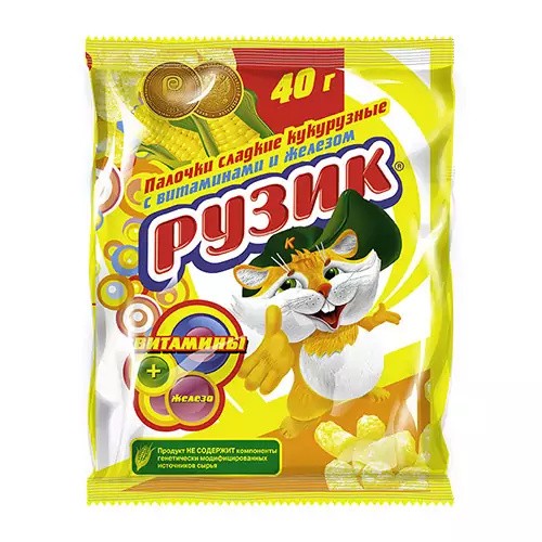 палочки кукцрузные рузик 40 г