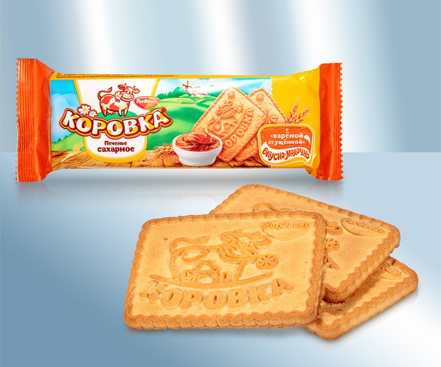 Печенье "Коровка", со вкусом варенной сгущенки 92г