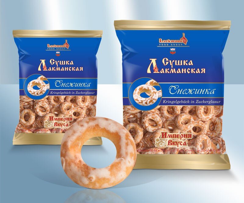 Сушки "Снежинка" глазированная, 300 г