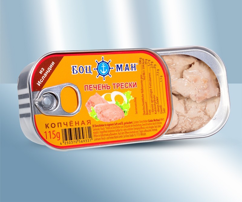 Hígado de bacalao, 115 g