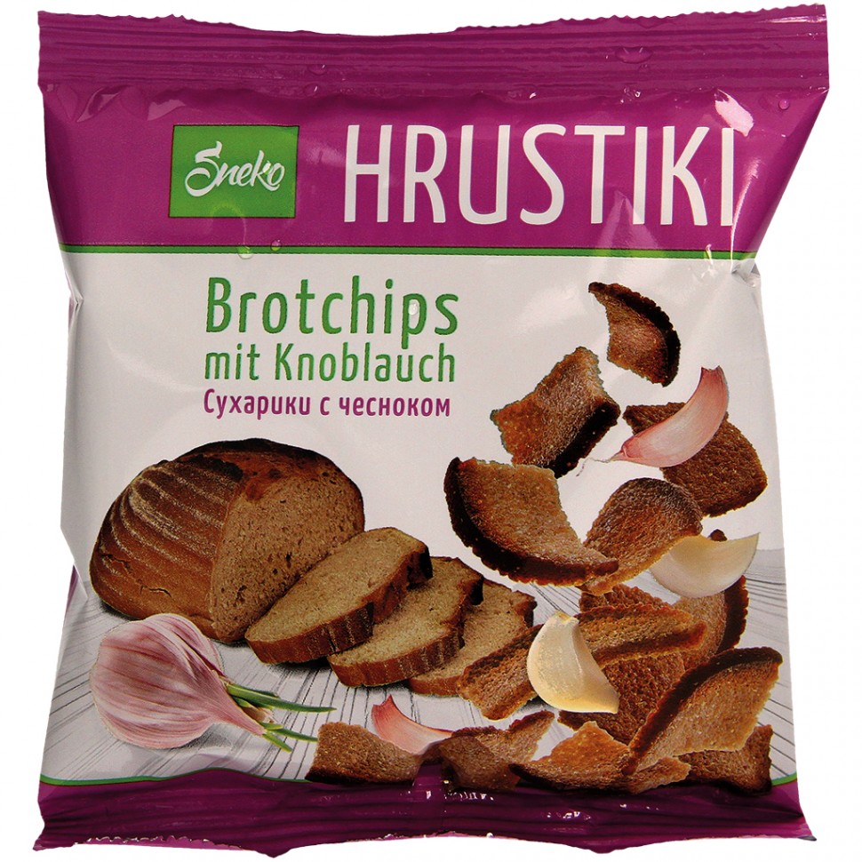 Сухарики з часником "Хрустики" 50г