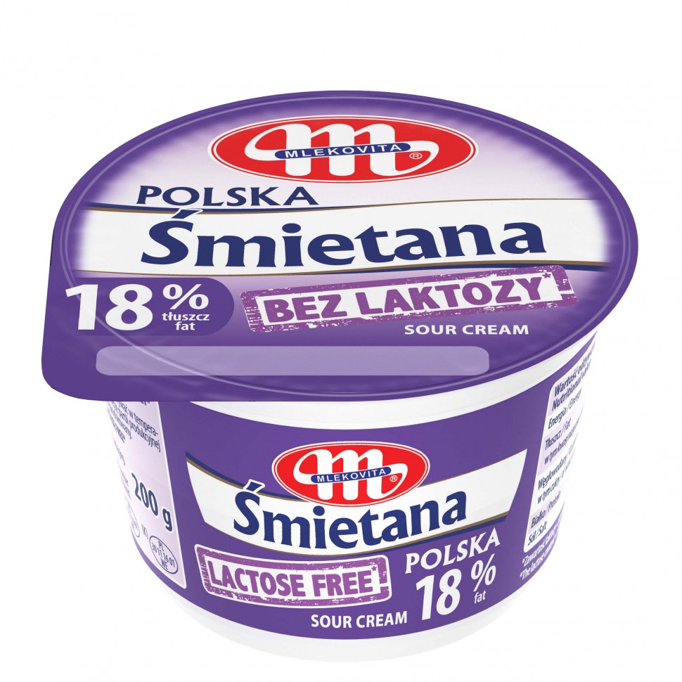 Сметана 18% жирності, 200 г