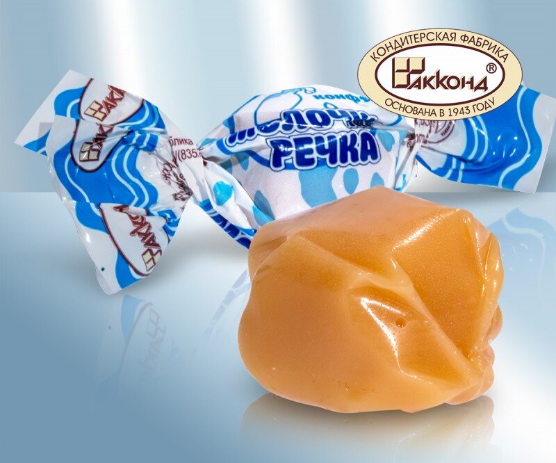 Карамель "Молочная речка" Рахат, 100 г