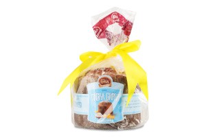 Bolo de queijo Kulich com frutas cristalizadas Kyiv BKK m/u 500g