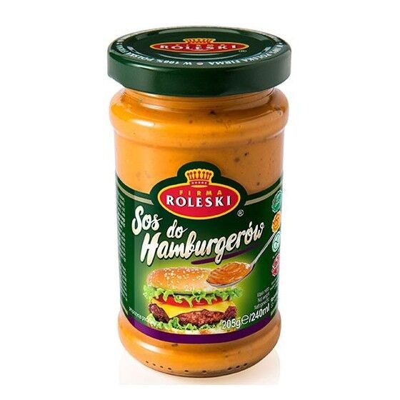 salsa de hamburguesa, 205 g