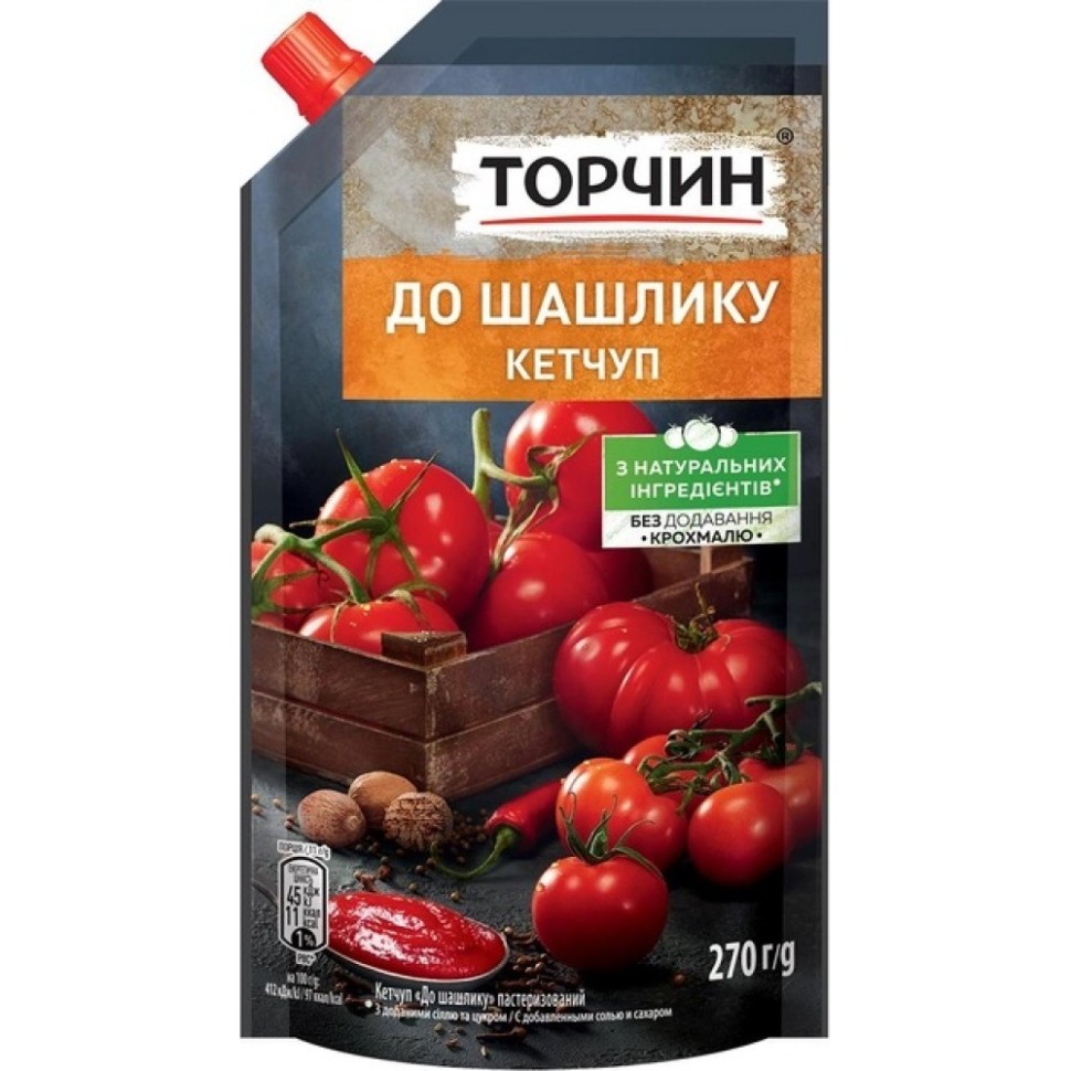Кетчуп к шашлыку - Торчин, 270 г