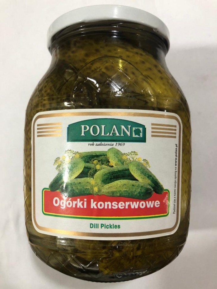 Маринованные огурцы (Polan, 900мл )