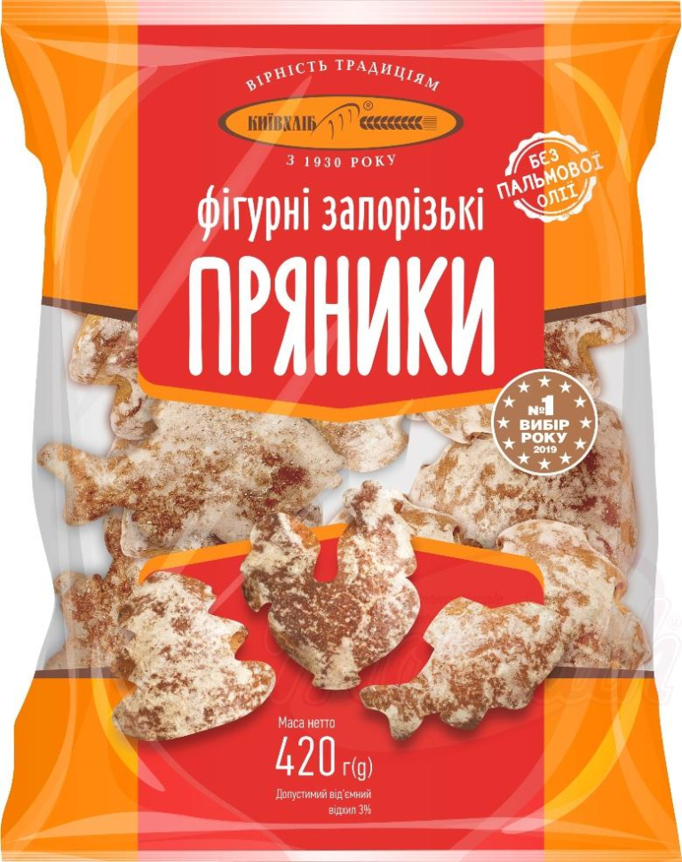 Пряники Запорізькі 420г Київхліб