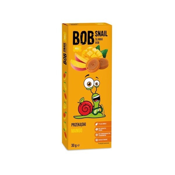 Bob Caracol | Rollitos de fruta de mango 30g