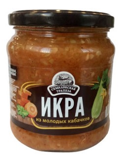 Икра из молодых кабачков 460 гр