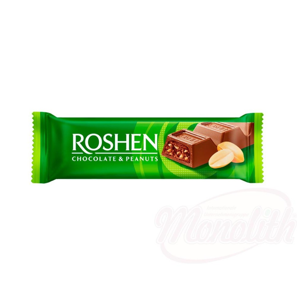 Barra de chocolate con relleno de cacahuete 29g